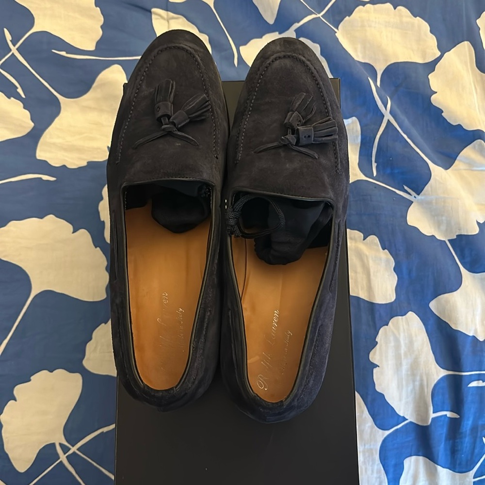 Ralph Lauren Men’s Chessington Suede Penny Loafer